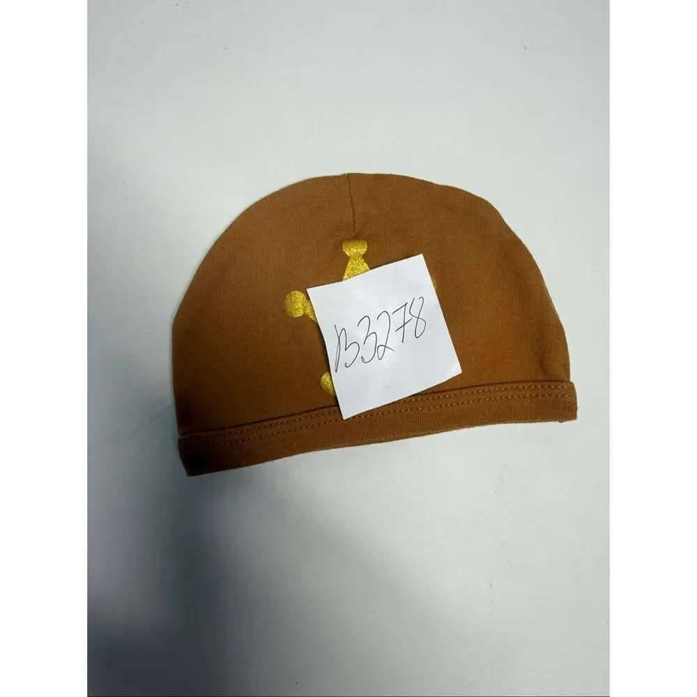 Rare Disney Woody Baby Cotton blend hat Star Trim Size 0-3 months